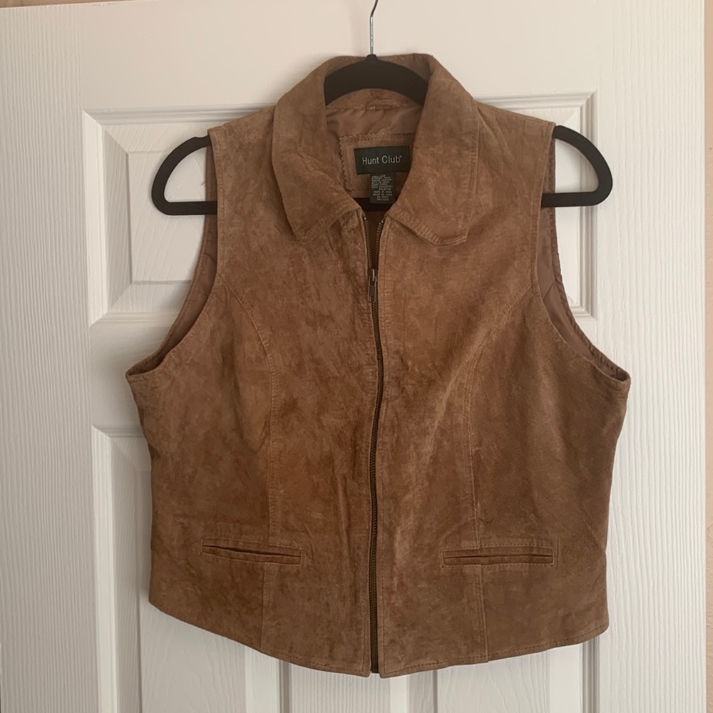 Vintage Leather Suede Vest